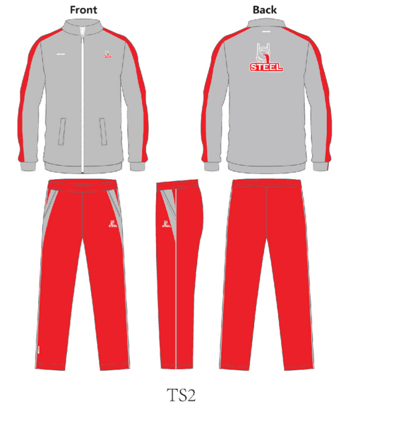 PFFL STEEL Full-Zip Track Jacket