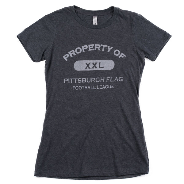 Property of the Pittsburgh Flag Football League T-Shirt (Womens)